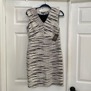 Vince Camuto dress. Black and white. New with tags.